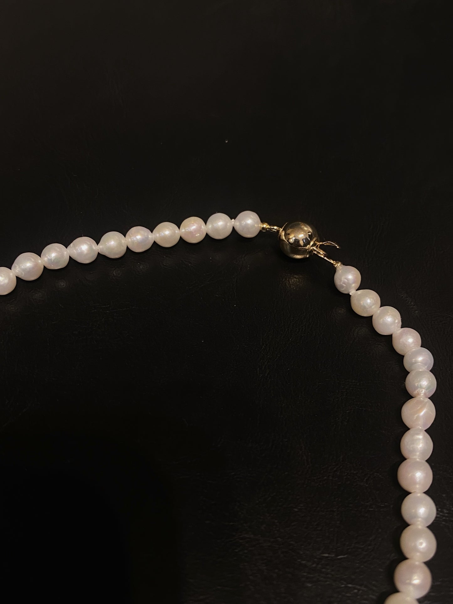 Classic Keshi Pearls Flower Choker Necklace №14