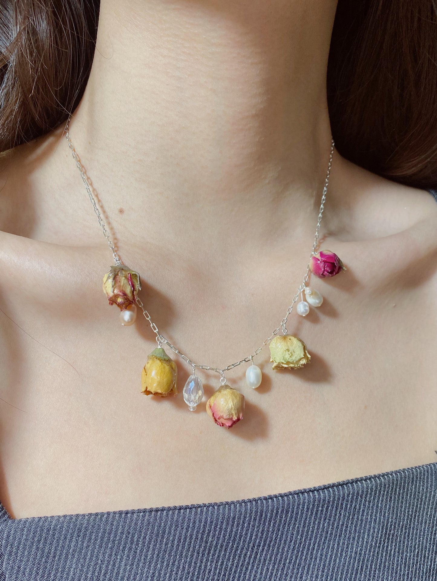 Eternal Rose Garden Necklace