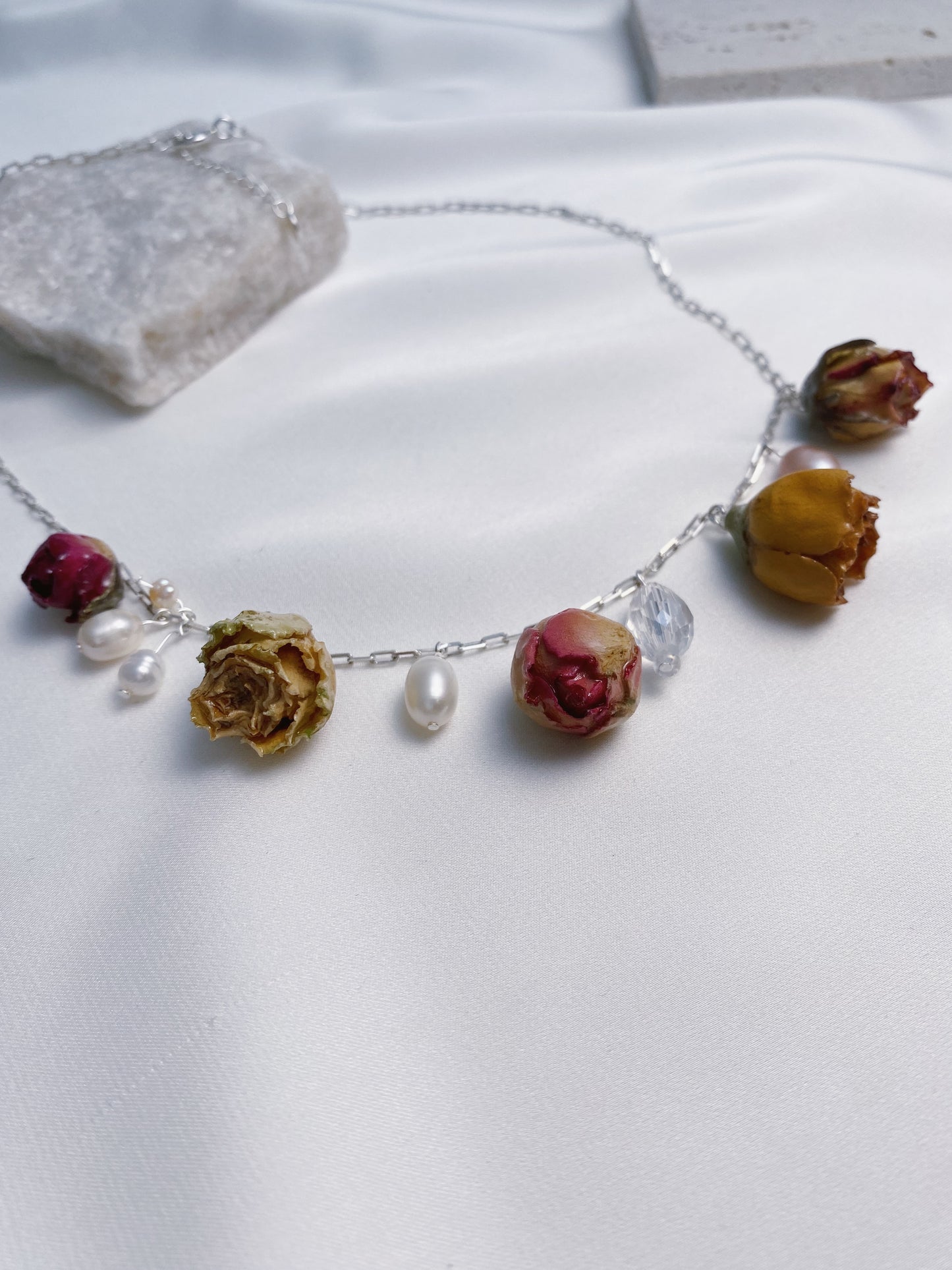 Eternal Rose Garden Necklace