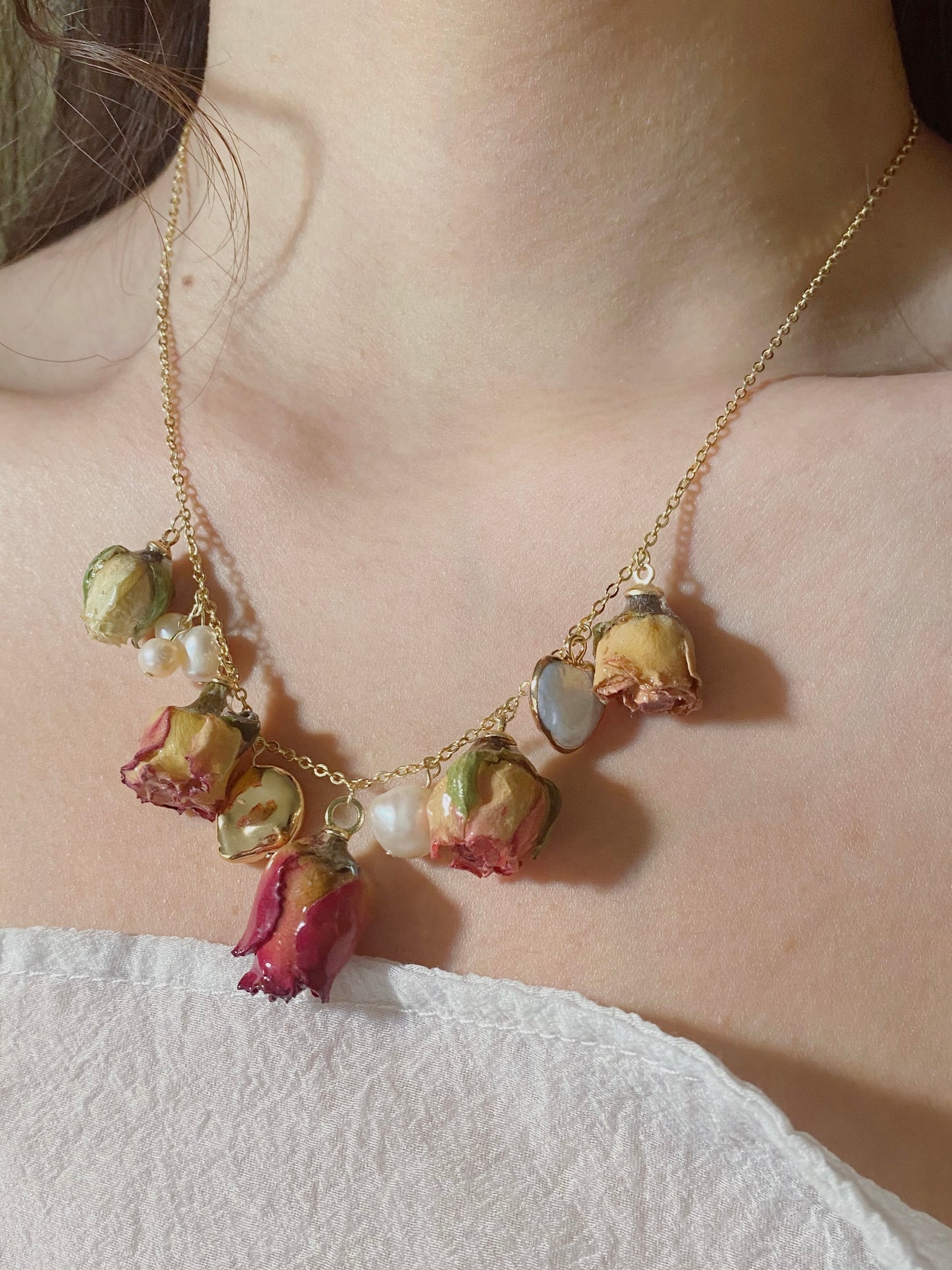 Eternal Rose Garden Necklace