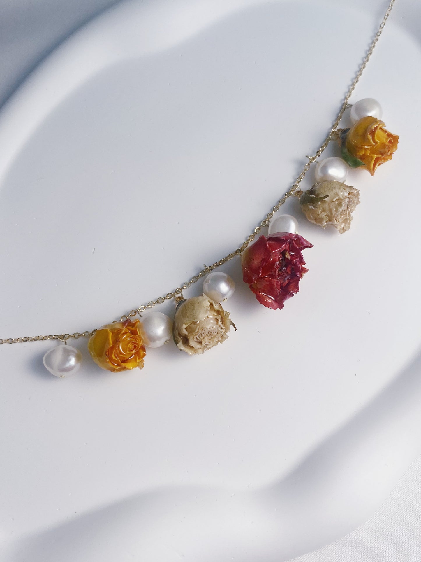 Eternal Rose Garden Necklace