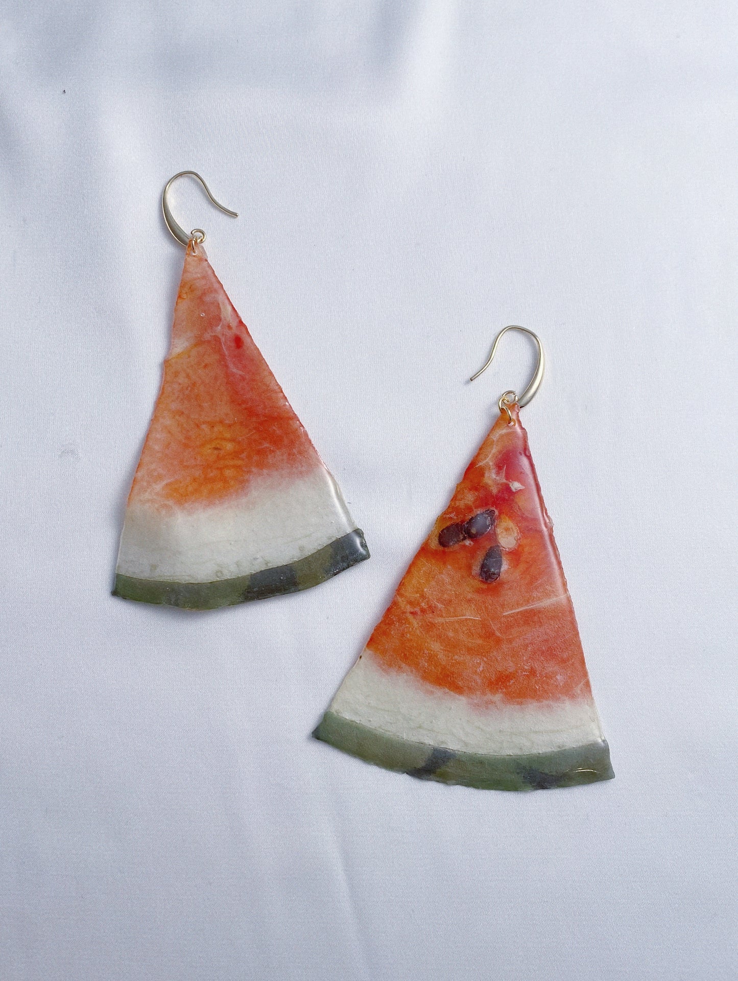 Real Watermelon Drop Earrings