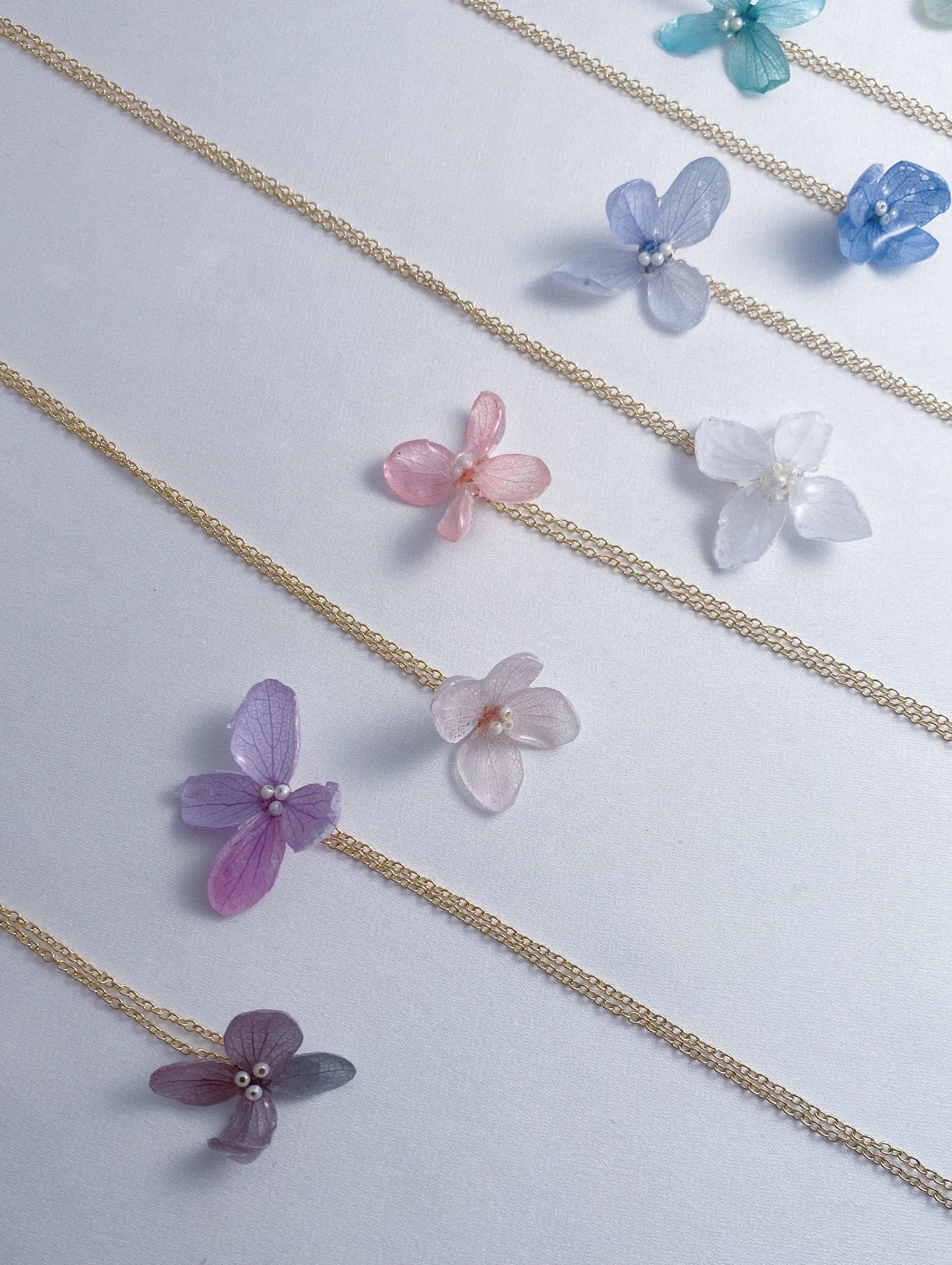 Classic Hydrangea Necklace