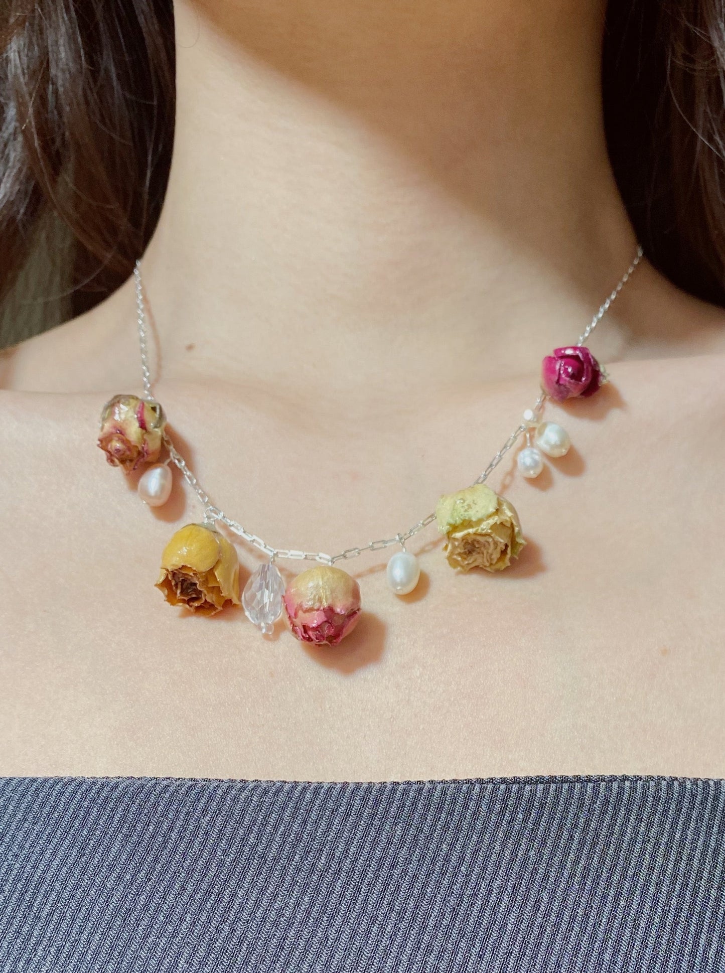 Eternal Rose Garden Necklace