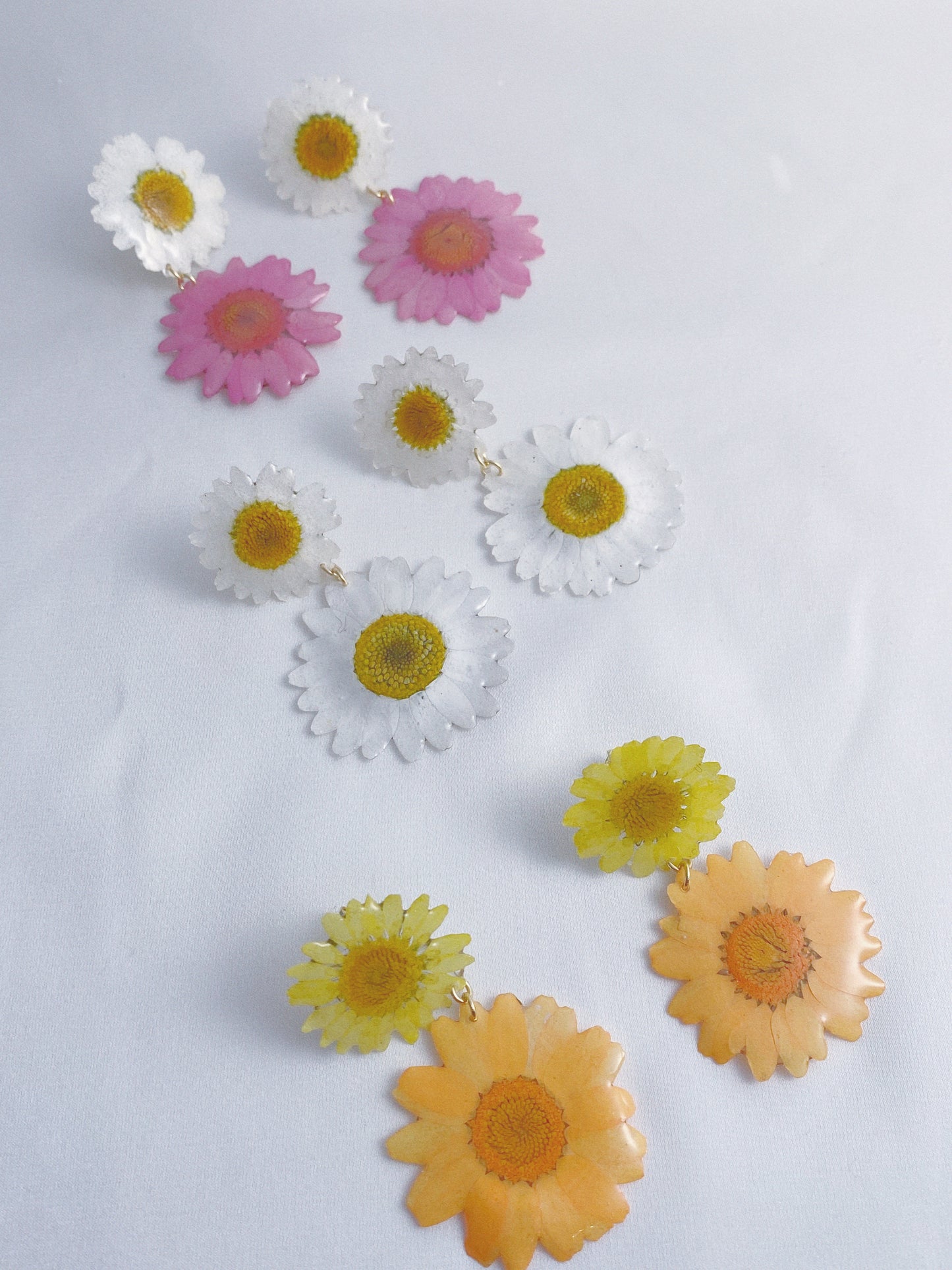 Sunshine Daisy Drops Earrings