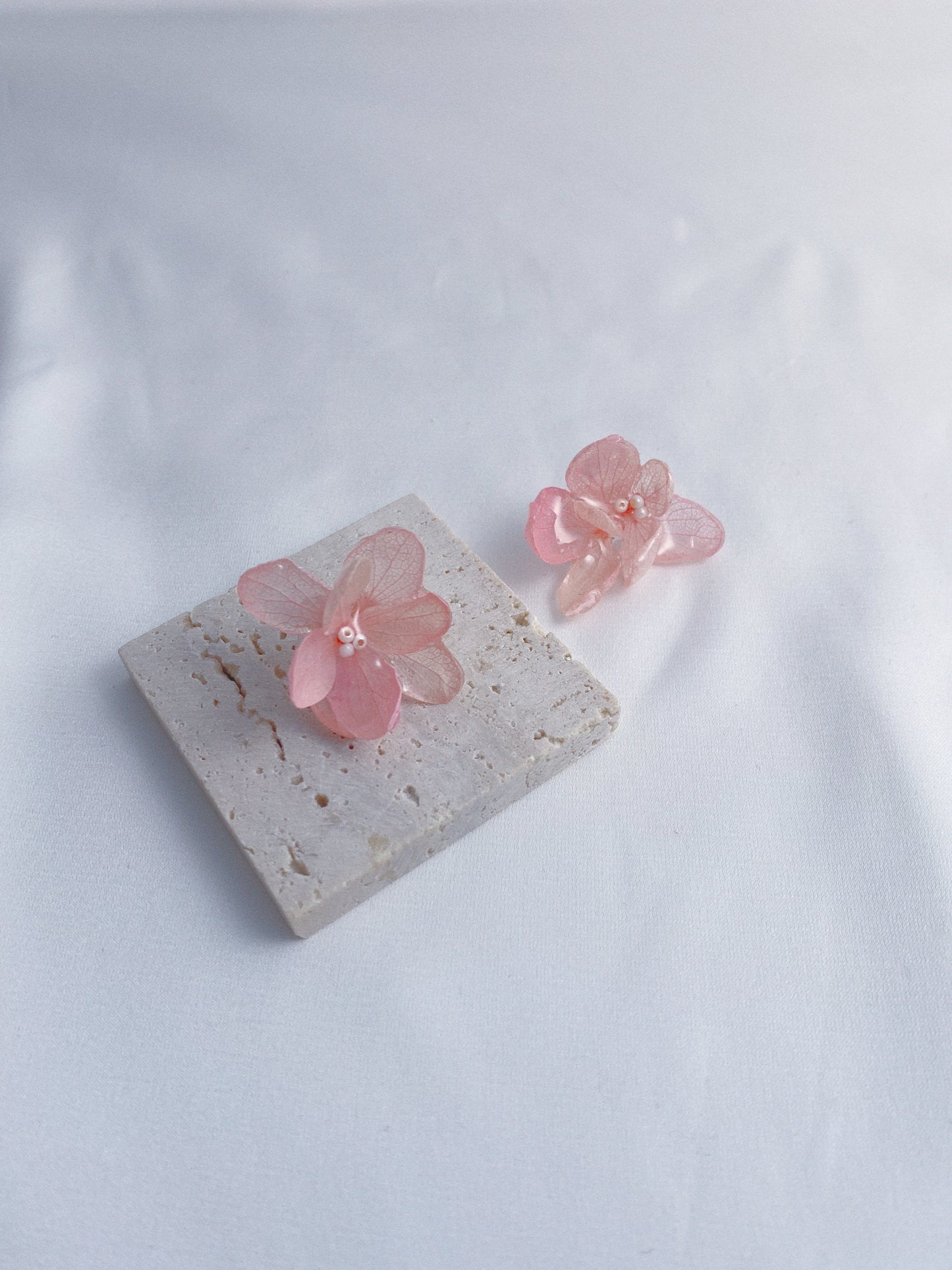 Hydrangea Bloom Studs Earrings