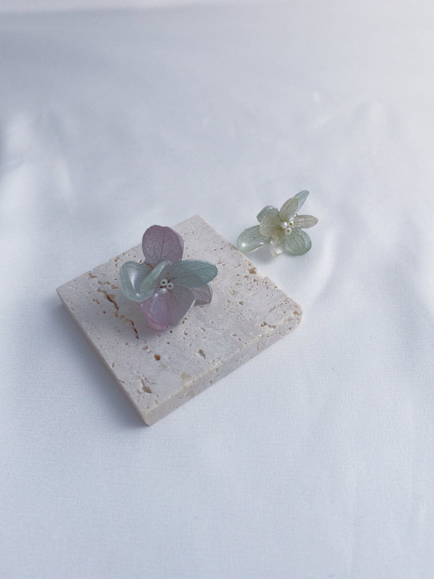 Hydrangea Bloom Studs Earrings