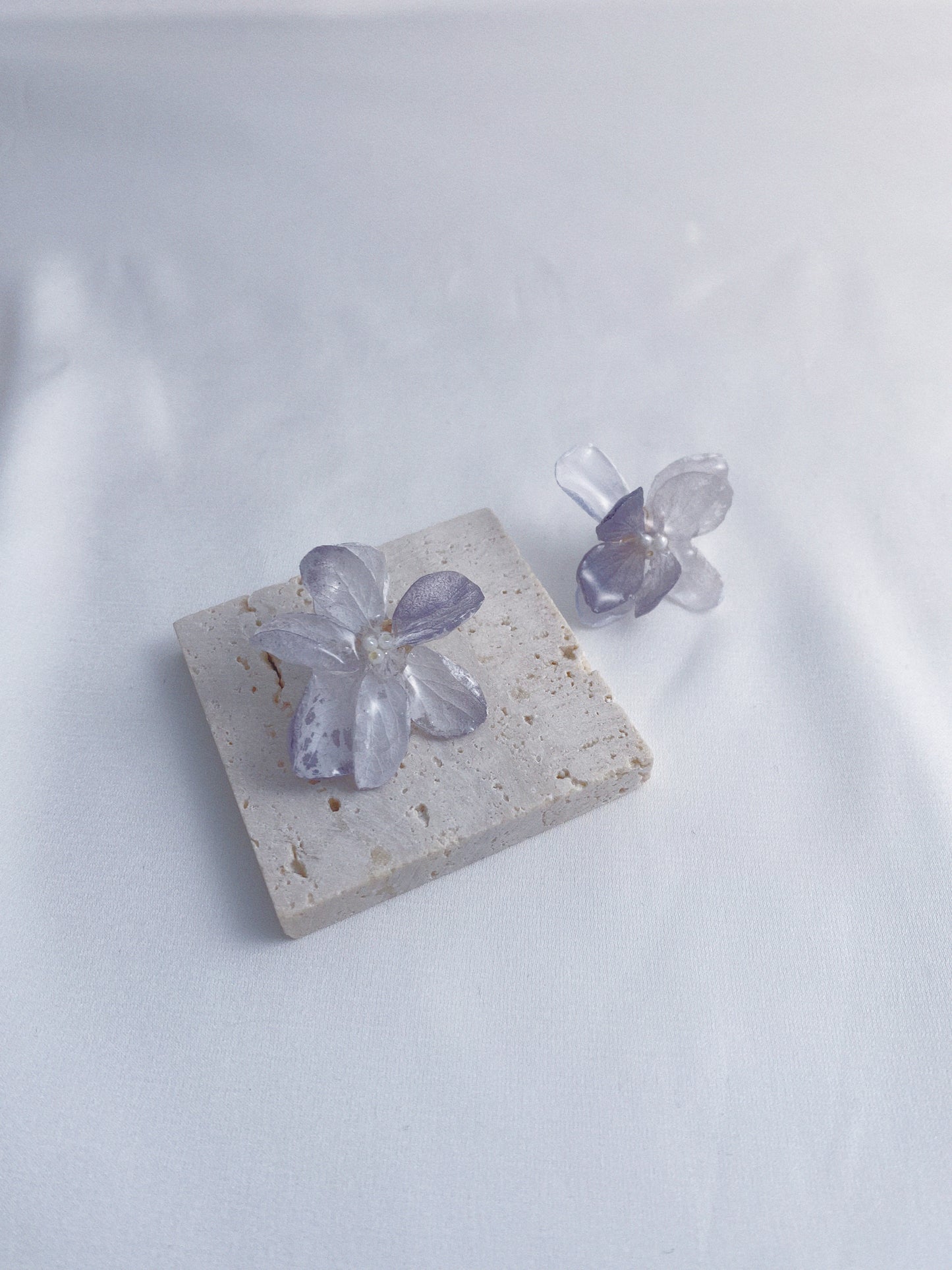 Hydrangea Bloom Studs Earrings