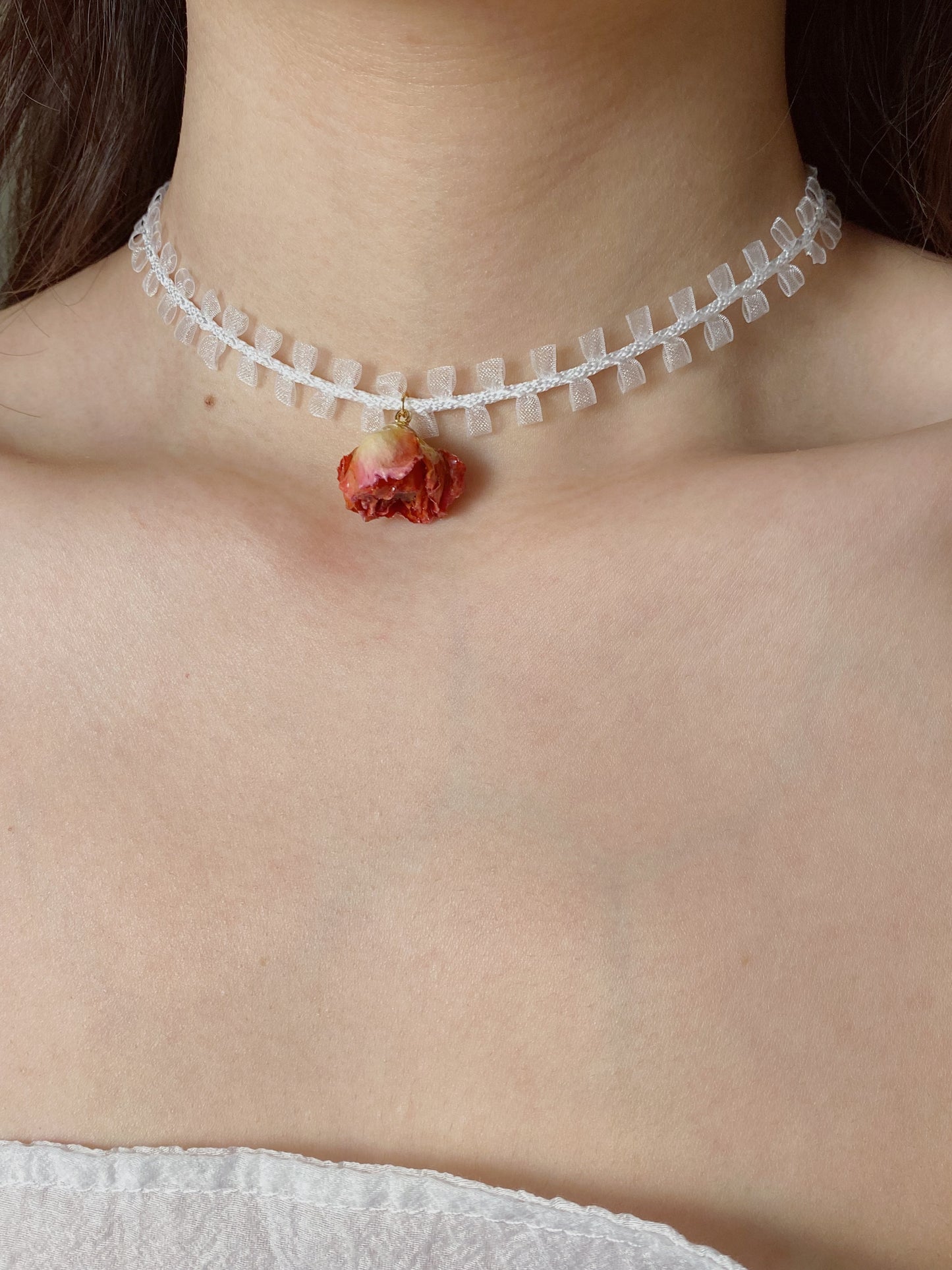 Liliana Lace Rose Choker