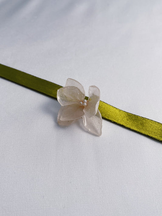 Olive Green Hydrangea Choker