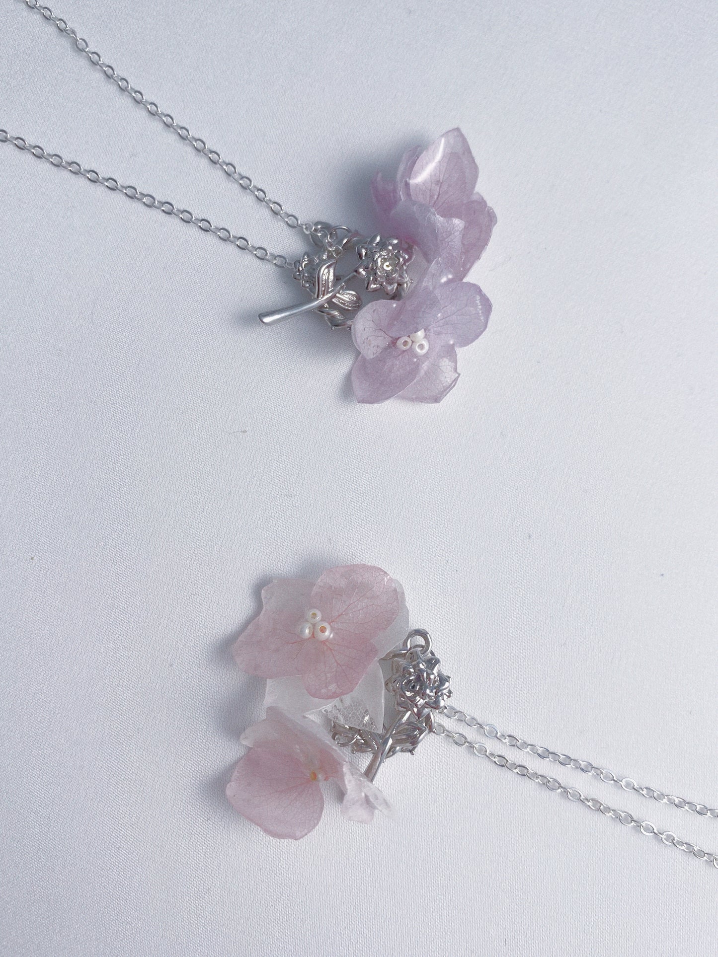 Timeless Hydrangea Necklace