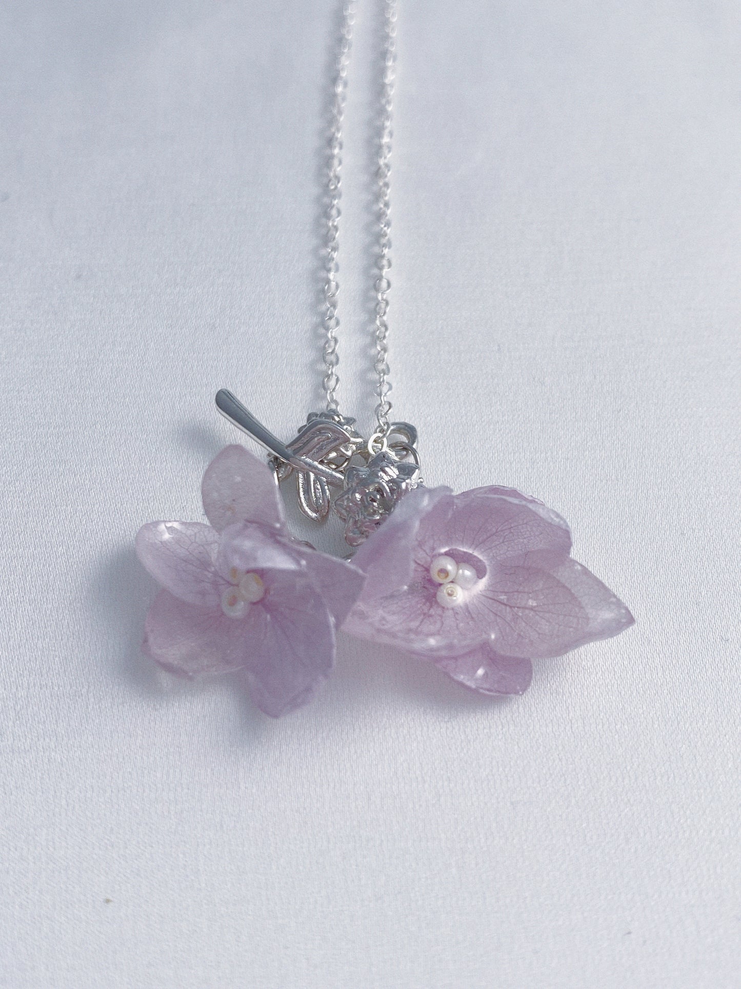 Timeless Hydrangea Necklace